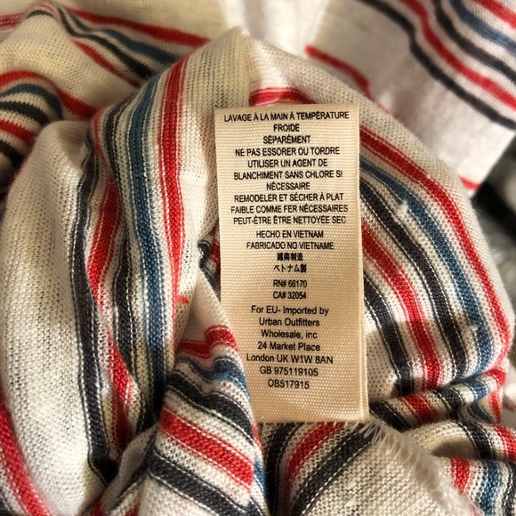 Free People ‘Best Night’ Striped Racerback Tanktop - Picture 6 of 6